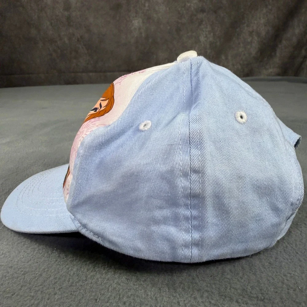 Disney Frozen Anna Elsa Baseball Cap Light Blue Kids Adjustable‎ Hat